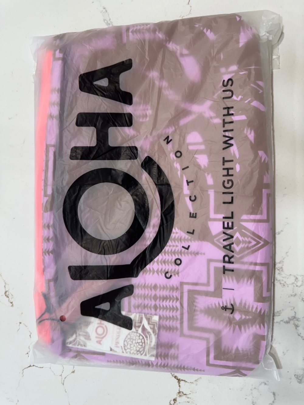 ALOHA Collection x Pendleton Special Edition Peony/Toffee Mid Pouch BNWT in bag